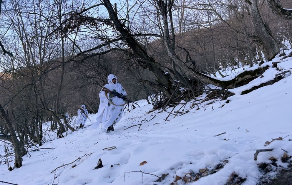 Training exercises were held in the commando military unit