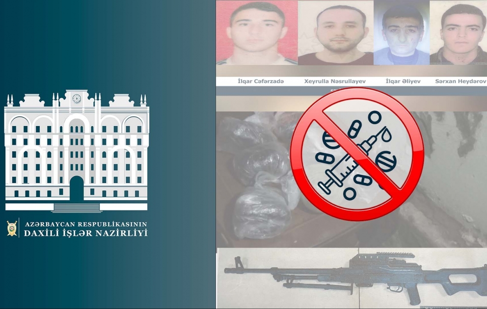 Narkotik vasitələr və pulemyot satmaq istəyən şəxslərə qarşı əməliyyatlar keçirilib