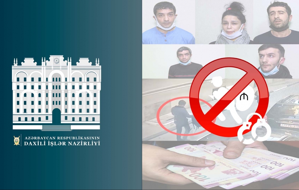 Səbail rayonunda qonaq getdikləri evdən 21 min manatlıq oğurluq edən şəxslər saxlanılıblar