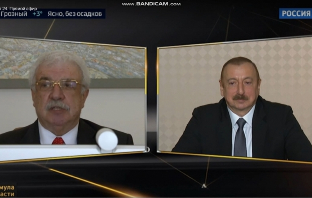 “Rossiya 24” telekanalında Azərbaycanın dövlət müstəqilliyinin bərpasının 30 illiyinə həsr olunmuş “Hakimiyyət formulu” verilişi yayımlanıb