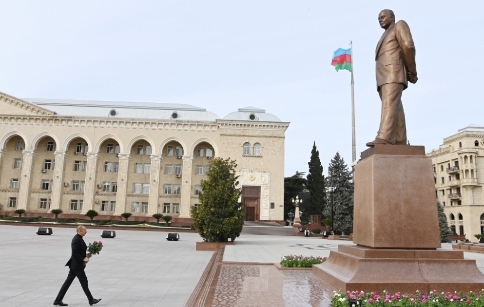 President Ilham Aliyev visited city of Ganja