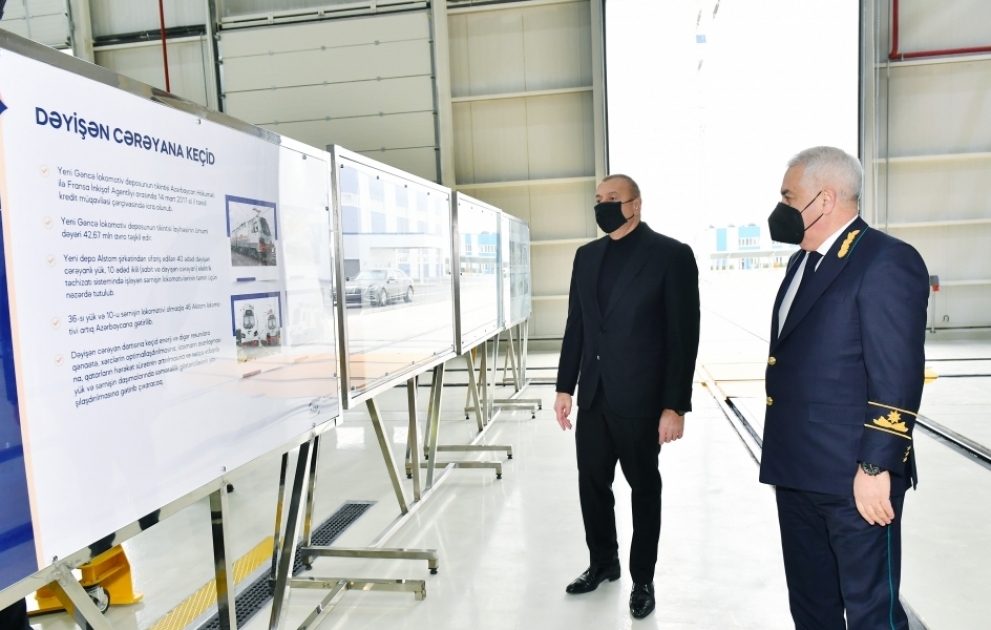 Locomotive depot of Azerbaijan Railways CJSC was commissioned