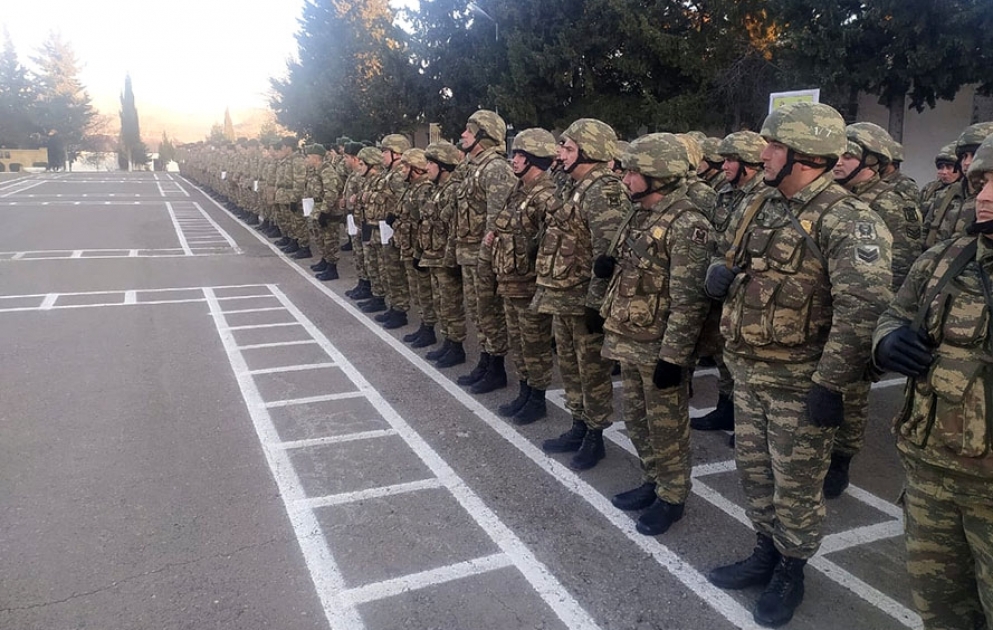Azerbaijan Army is conducting training exercises in the new training year
