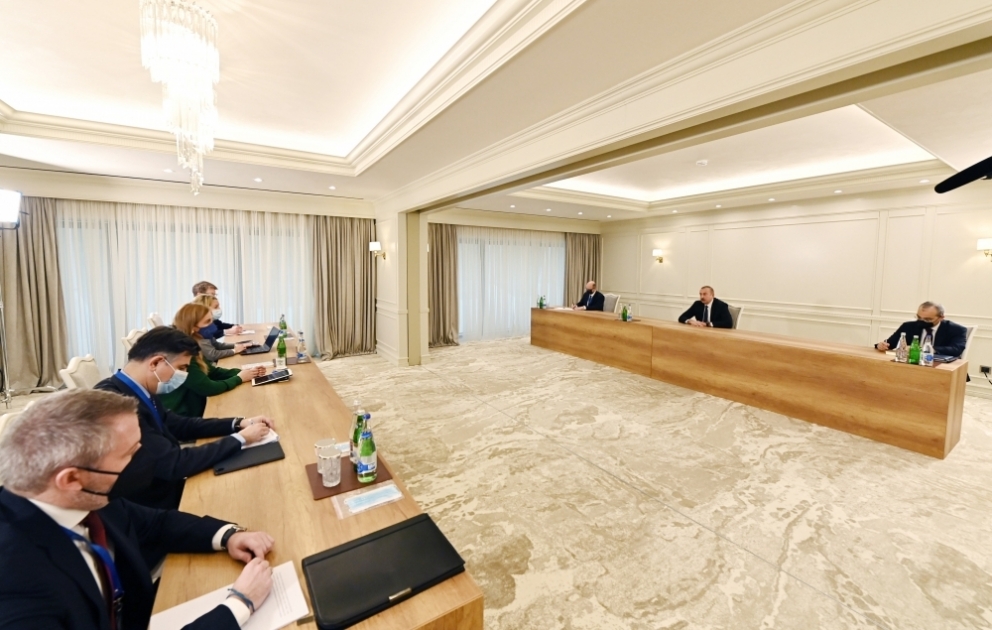President Ilham Aliyev received delegation led by European Commissioner for Energy
