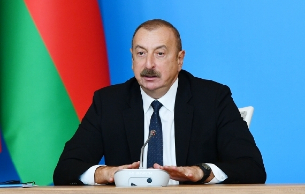 Prezident İlham Əliyev: Azərbaycan keçən il beynəlxalq bazarlara 19 milyard kubmetr təbii qaz ixrac edib