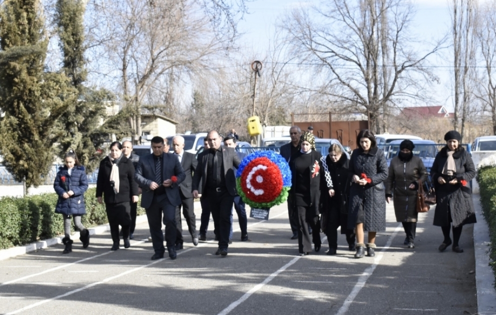 Cəsur əsgər Rahib Məmmədovun xatirəsi anılıb