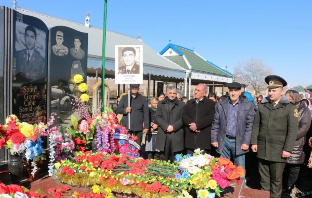 Vətən müharibəsi şəhidi Cabir Tarverdiyevin xatirəsi anılıb