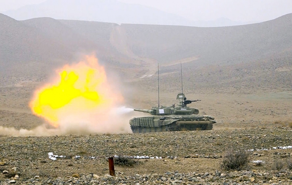 Əlahiddə Ümumqoşun Ordunun Mərkəzi Qərargahı tərəfindən tank bölmələrindən biri qəfil yoxlanılıb
