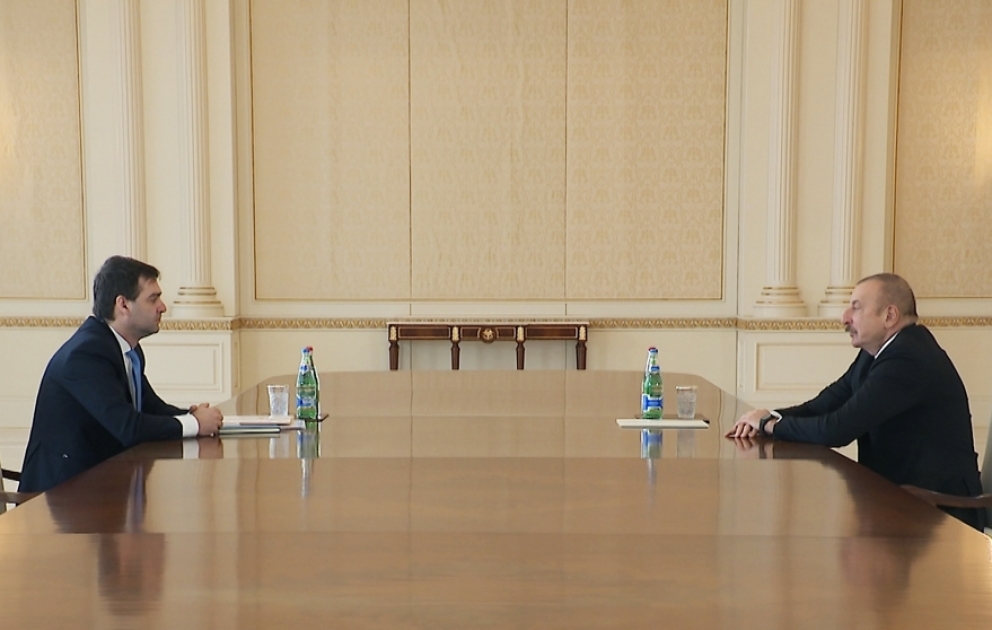 Le président Ilham Aliyev reçoit le ministre moldave des Affaires étrangères et de l’Intégration européenne