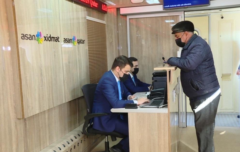 Выездная служба «ASAN qatar» до 25 февраля окажет услуги жителям Агстафы