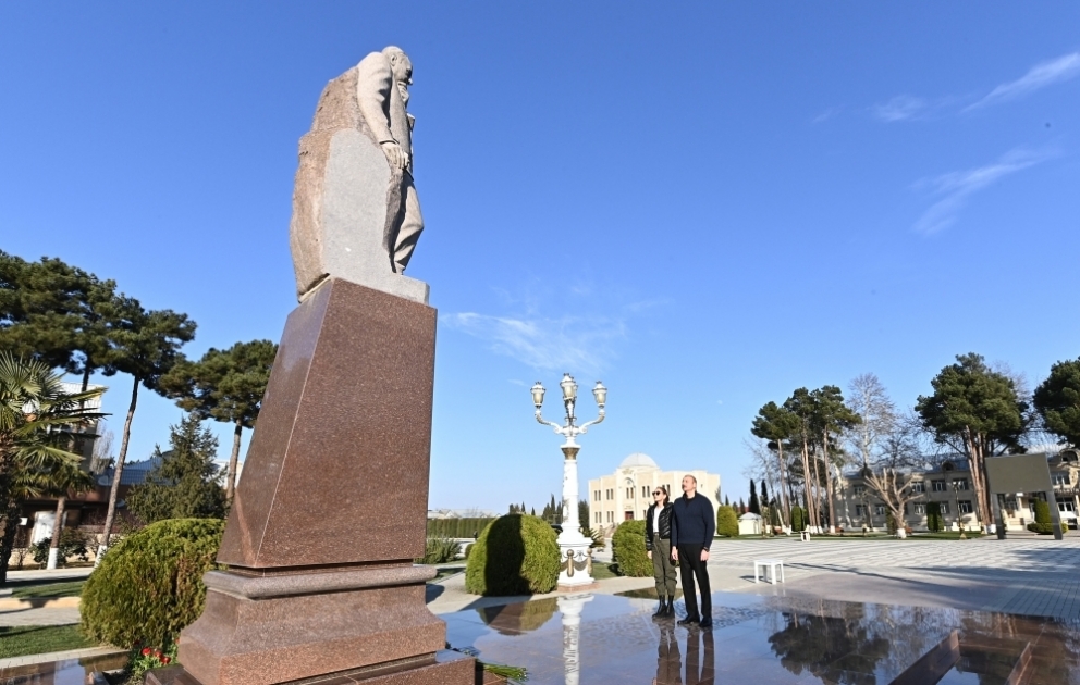 President Ilham Aliyev and First Lady Mehriban Aliyeva visited Aghjabadi district