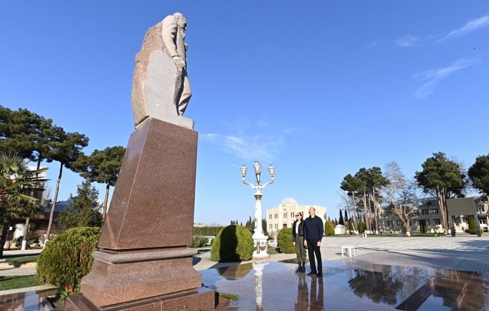 Visite du président azerbaïdjanais dans la région d’Aghdjabédi
