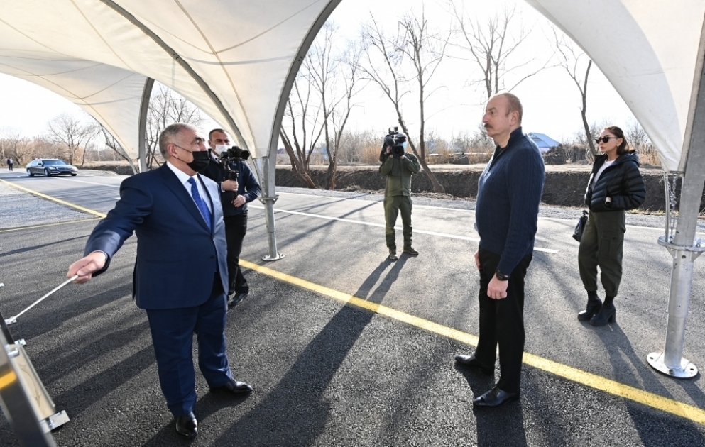 L'autoroute Avchar-Salmanbeyli-Achaghy Avchar-Khodjavend rouverte à la circulation