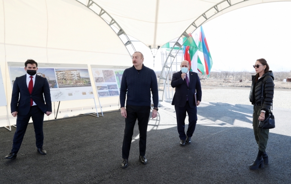 В Агдаме заложен фундамент нового жилого комплекса на 209 квартир