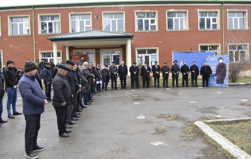 Ağcabədidə Milli Qəhrəman Namiq Abdullayevin xatirəsi anılıb