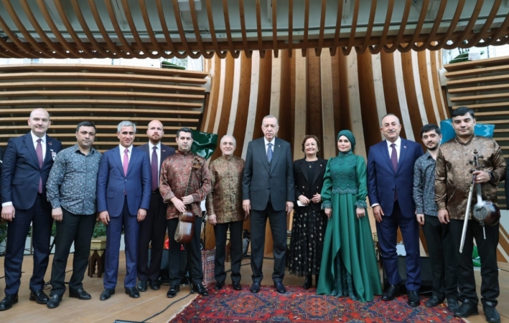 Türkiyə Prezidenti Rəcəb Tayyib Ərdoğan “Dubay Ekspo 2020”dəki Azərbaycan pavilyonu ilə tanış olub