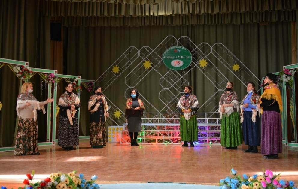 Qusar Dövlət Ləzgi Dram Teatrı Milli Teatr Gününə hazırlaşır