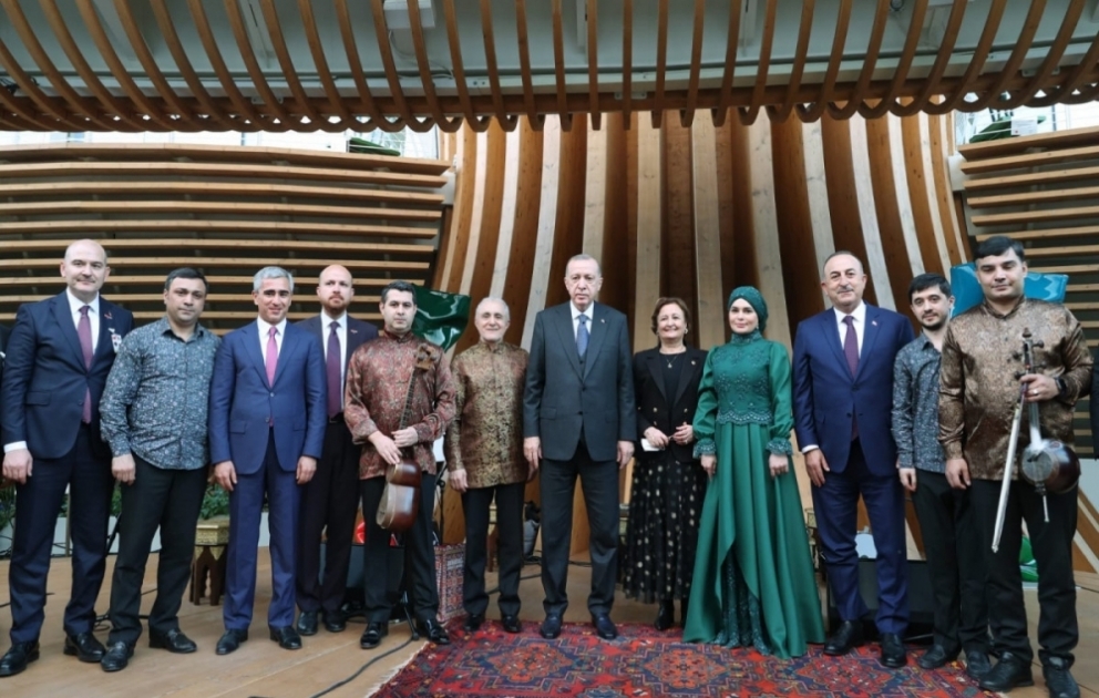 Dubai Expo 2020: Präsident Recep Tayyip Erdogan besucht aserbaidschanischen Pavillon