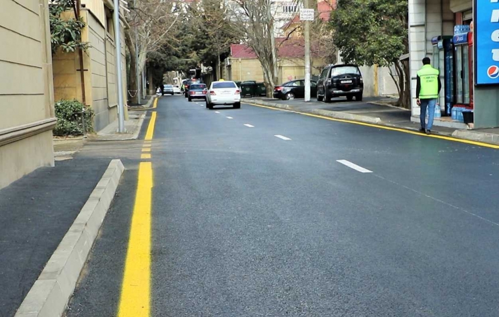 İbrahimpaşa Dadaşov küçəsi əsaslı şəkildə təmir olunub