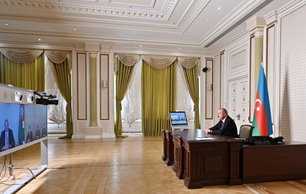 Prezident İlham Əliyev Coşqun Cəbrayılovu Bakının Nizami, Elgin Həbibullayevi Nərimanov və Elxan İbrahimovu Kürdəmir rayon icra hakimiyyətlərinin başçısı təyin olunmaları ilə əlaqədar videoformatda qəbul edib