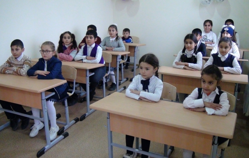 İmişlinin Məmmədli kəndində modul tipli məktəb istifadəyə verilib