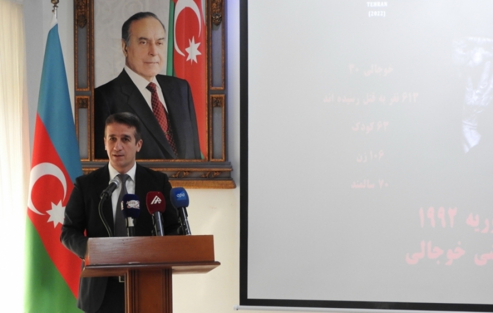 Xocalı soyqırımının 30-cu ildönümü ilə əlaqədar Tehranda mətbuat konfransı keçirilib