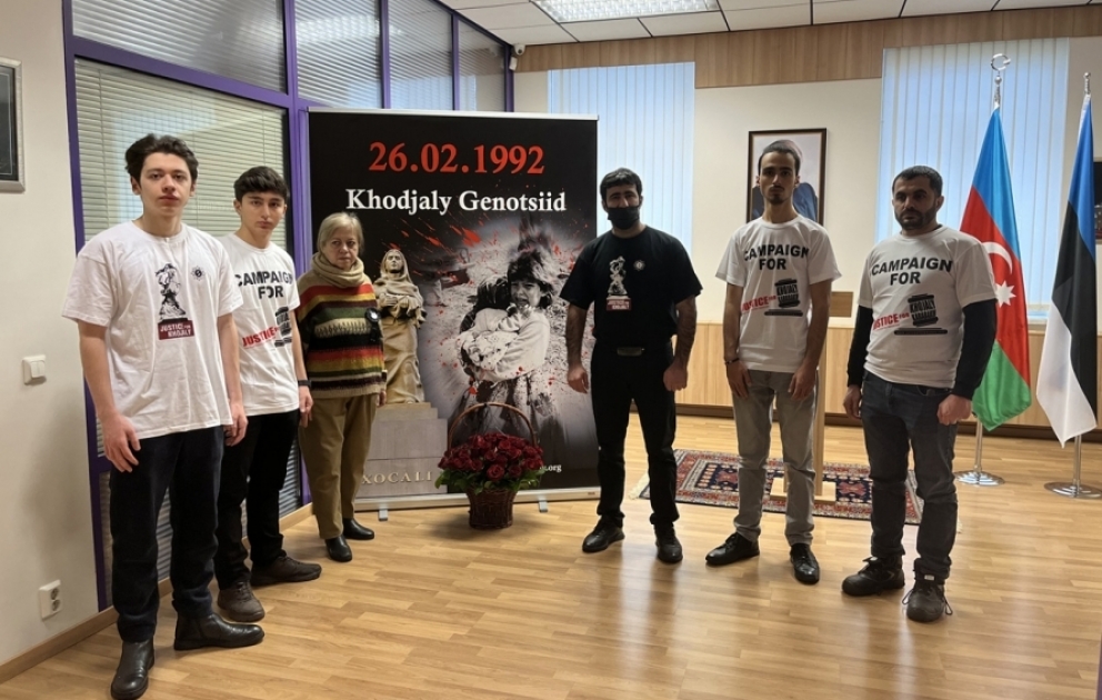Estoniyada Xocalı soyqırımı qurbanlarının xatirəsi anılıb