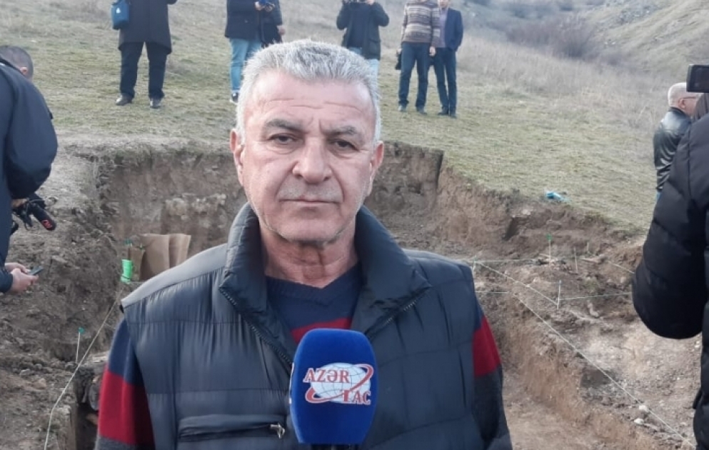 Əsirlikdə olan Şəmsi Şıxaliyev: Ermənilər azərbaycanlıların meyitlərini ekskovatorla qazılan çalalarda basdırdılar