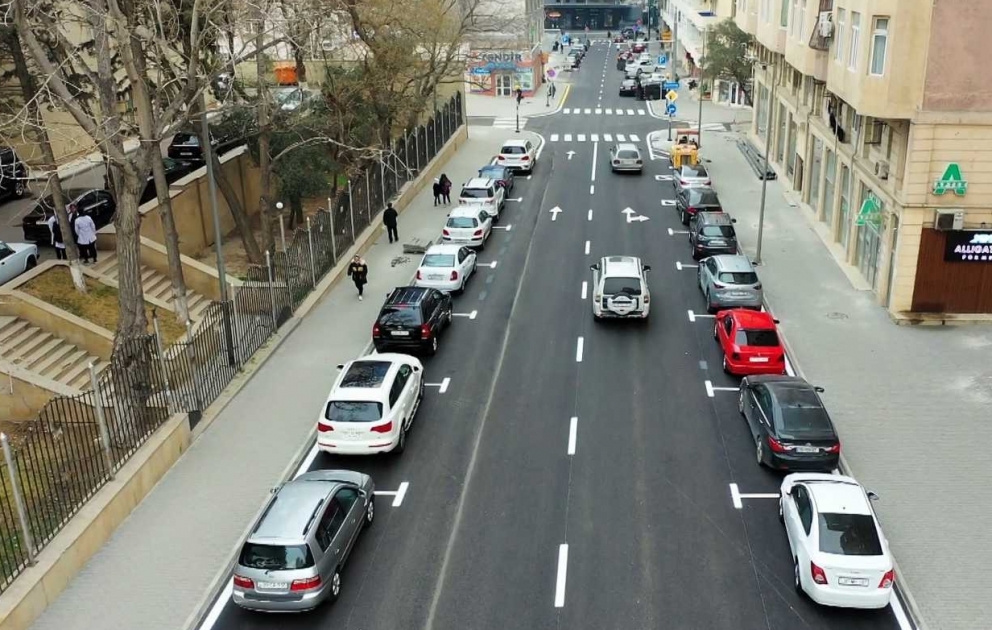Bəsti Bağırova küçəsi müasir şəhərsalma qaydalarına uyğun təmir edilib