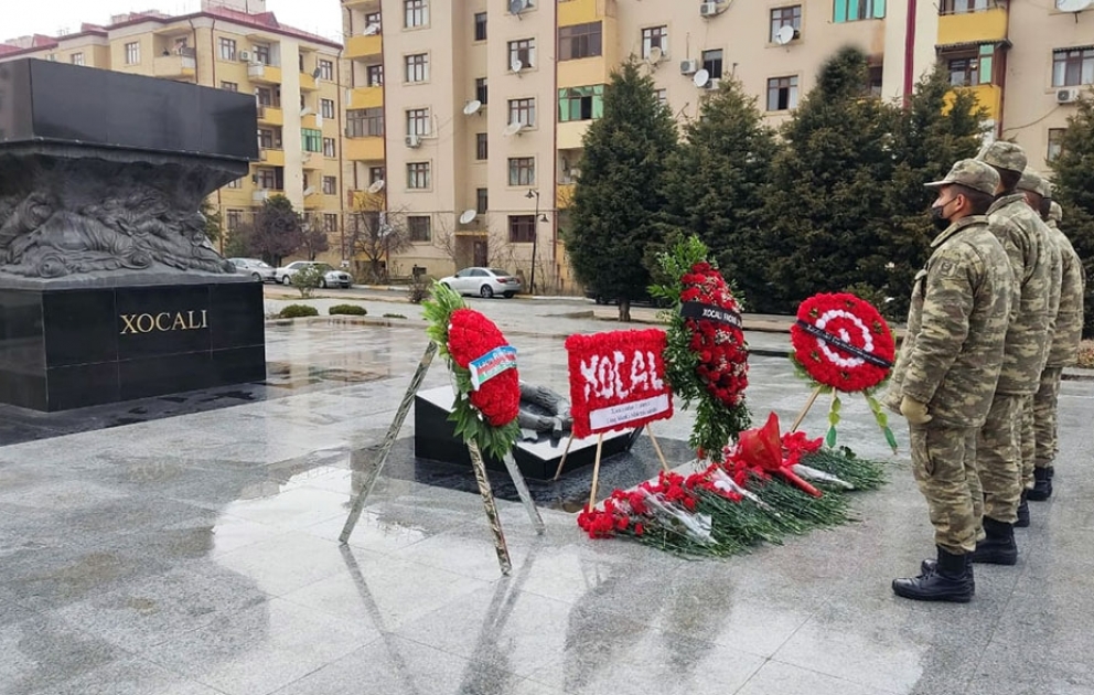 A series of events were held in the Azerbaijan Army on the occasion of the 30th anniversary of the Khojaly genocide