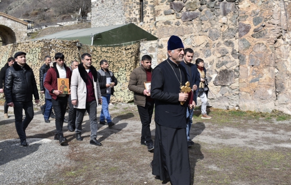 Xudavəng monastırında Xocalı faciəsi qurbanlarının xatirəsi yad olunub