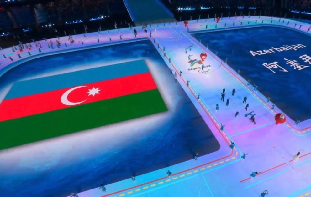 Azərbaycan nümayəndə heyəti “Pekin-2022” Qış Paralimpiya Oyunlarının açılış mərasimində iştirak edib