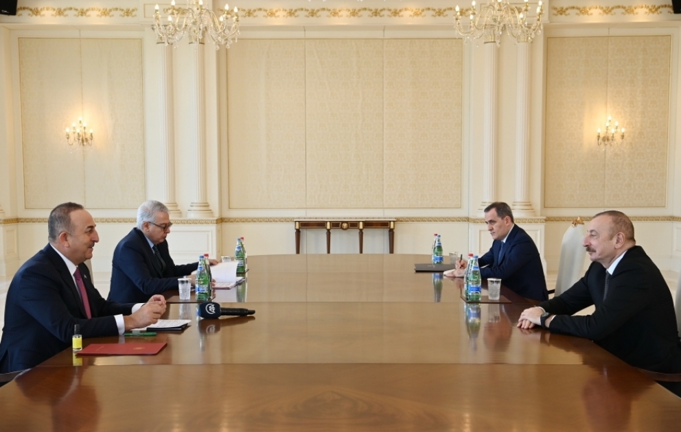President Ilham Aliyev received Foreign Minister of Turkiye