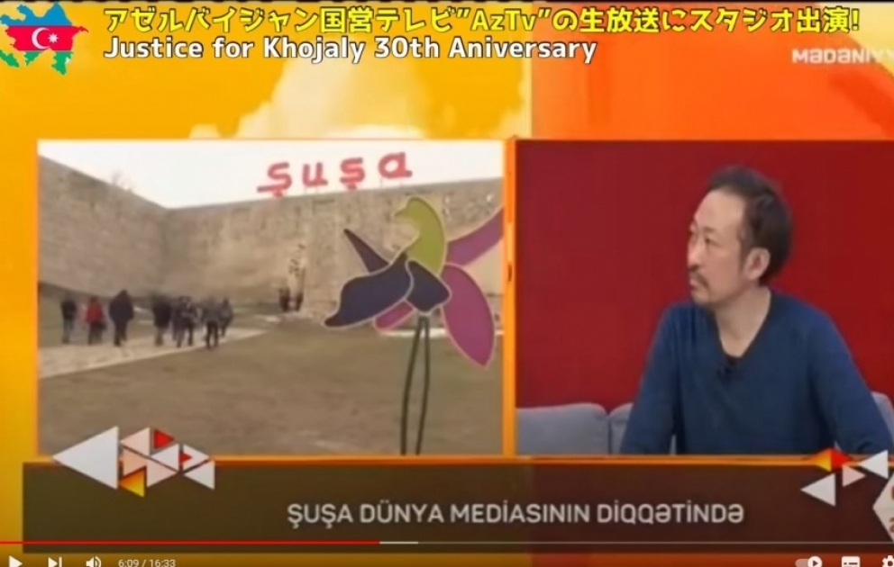 Kazuyasu İşida: Mən Qarabağda ermənilərin insanlığa yaraşmayan hərəkətlərinin şahidi oldum