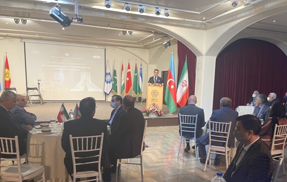 Tehranda Azərbaycan ilə İran arasındakı diplomatik əlaqələrin qurulmasının 30 illiyi qeyd olunub