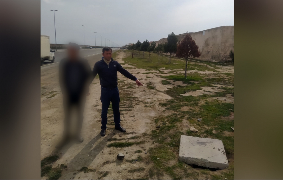 Qala qəsəbəsində 220 metr telefon-rabitə xəttini oğurlayan şəxs saxlanılıb