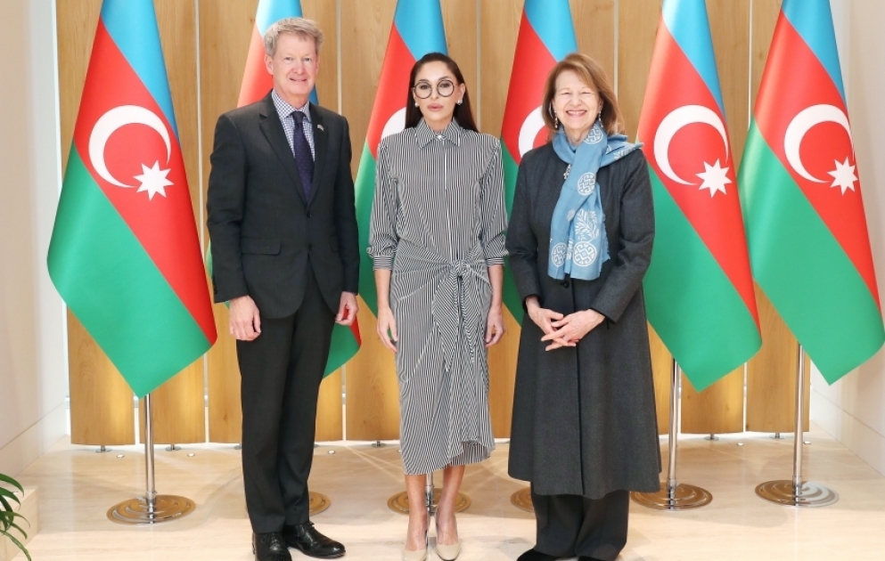 La première vice-présidente Mehriban Aliyeva rencontre la représentante commerciale du Premier ministre britannique pour l’Azerbaïdjan