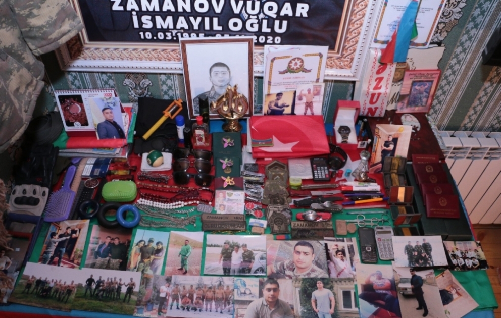 Vətən müharibəsi şəhidi Vüqar Zamanovun xatirəsi yad olunub