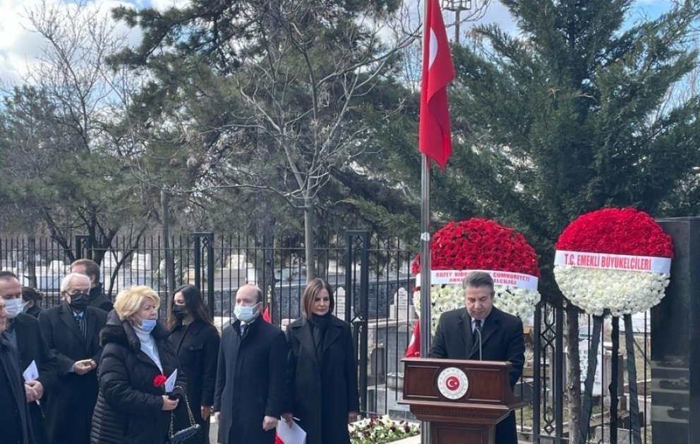 Ankarada türkiyəli şəhid diplomatların xatirəsi anılıb