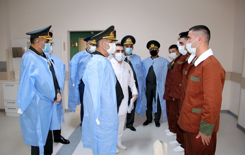 The Minister of Defense visited military hospital on the eve of Novruz holiday