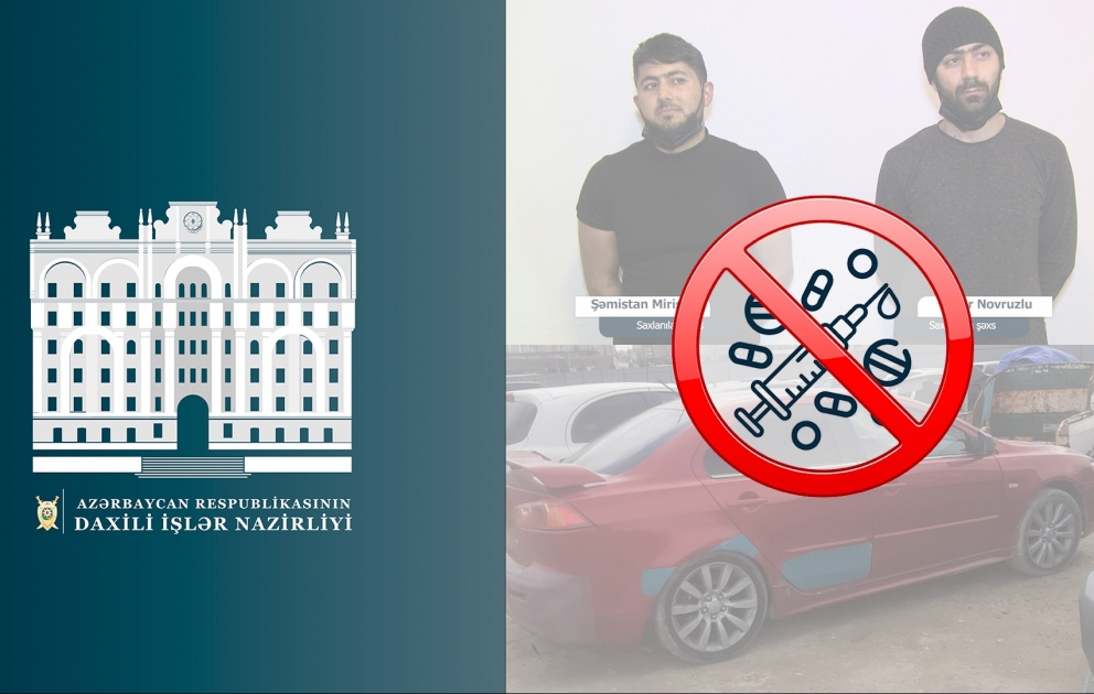 Suraxanıda narkotik vasitələrin təsiri altında avtomobil idarə edən sürücü və sərnişin saxlanılıb