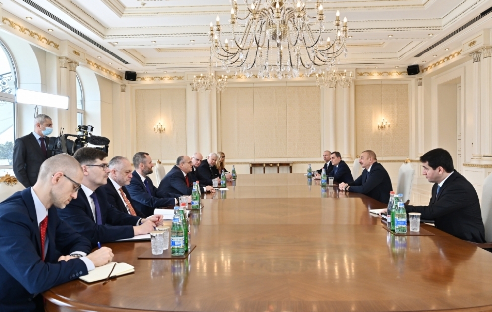 President Ilham Aliyev received delegation led by OSCE Chairman-in-Office