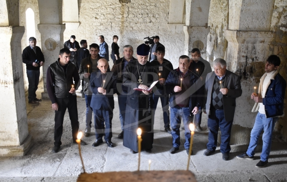 Suqovuşan və Talışdakı Alban məbədlərində Mart soyqırımı qurbanlarının xatirəsi yad olunub