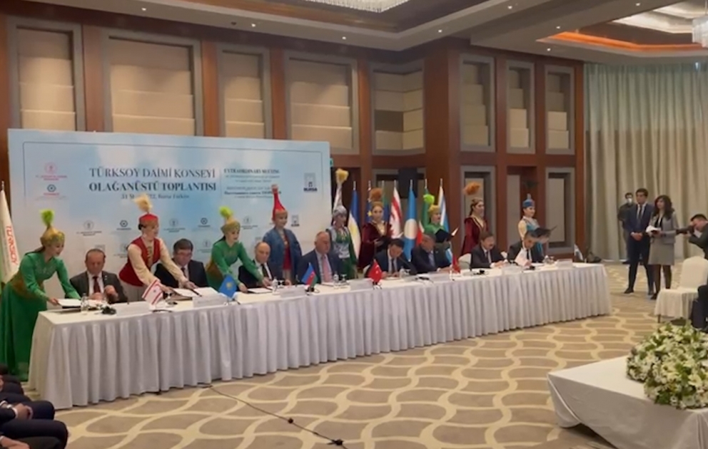 TÜRKSOY Mədəniyyət Nazirlərinin Daimi Şurasının Bursada keçirilən fövqəladə iclası başa çatıb