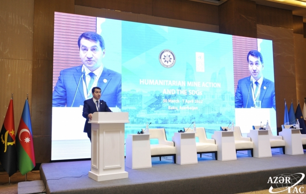 Azərbaycanda mina probleminə həsr olunmuş beynəlxalq konfrans keçirilib