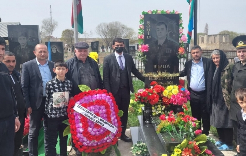 Vətən müharibəsi şəhidi Araz Hilalovun xatirəsi anılıb
