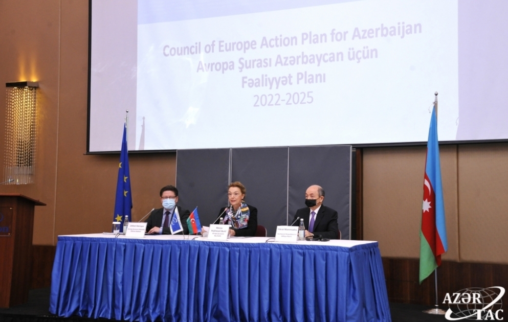 Представлен План действий Совета Европы для Азербайджана на 2022-2025 годы