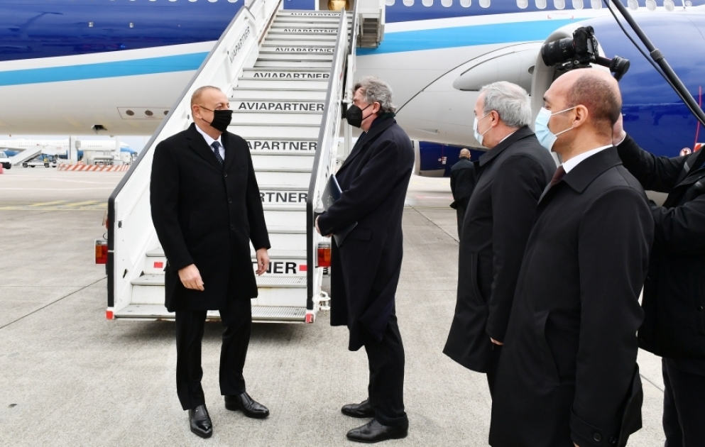 Präsident Ilham Aliyev zu Arbeitsbesuch in Brüssel