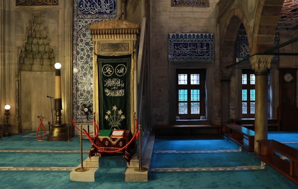 Sokullu Mehmet Paşa Məscidində 'Cənnətdən' parçalar qorunur
