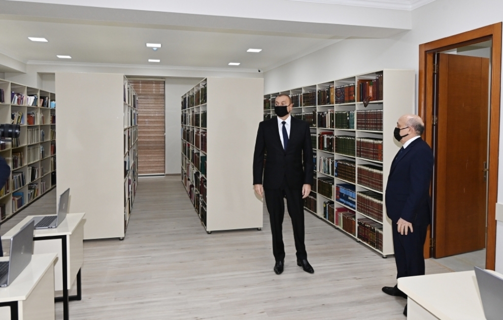 President Ilham Aliyev inaugurated new administrative building of Institute of Theology